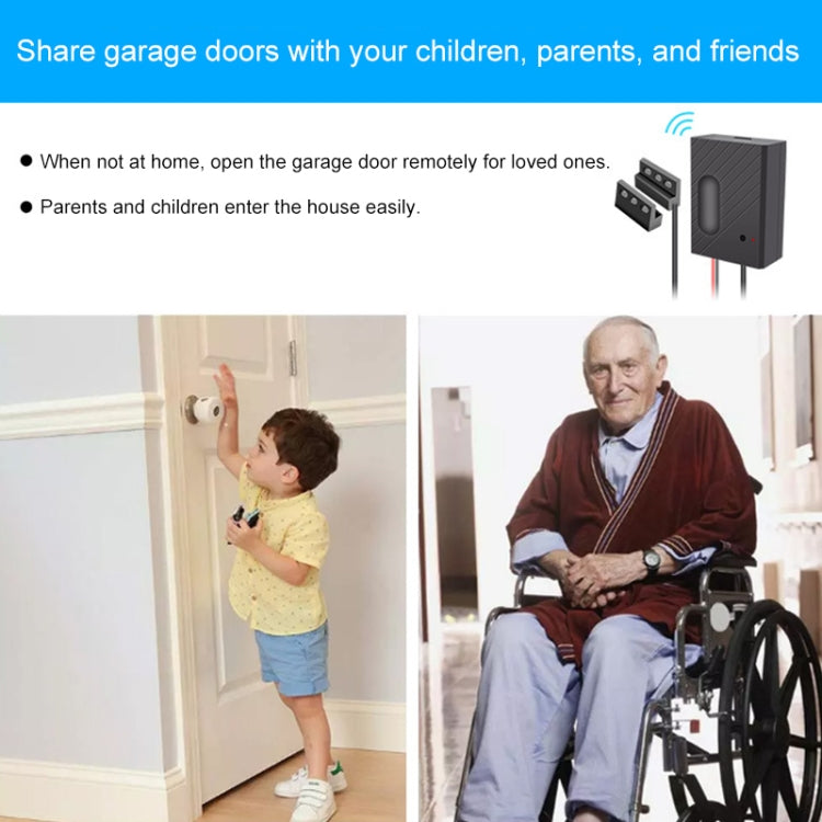 DY-CK400A Garage Door Switch Wireless WiFi Remote Controller, Support for Alexa Voice Control & APP Control & Multi-person Sharing DY-CK400A Garage Door Switch Wireless WiFi Remote Controller, Support for Alexa Voice Control & APP Control & Multi-person Sharing